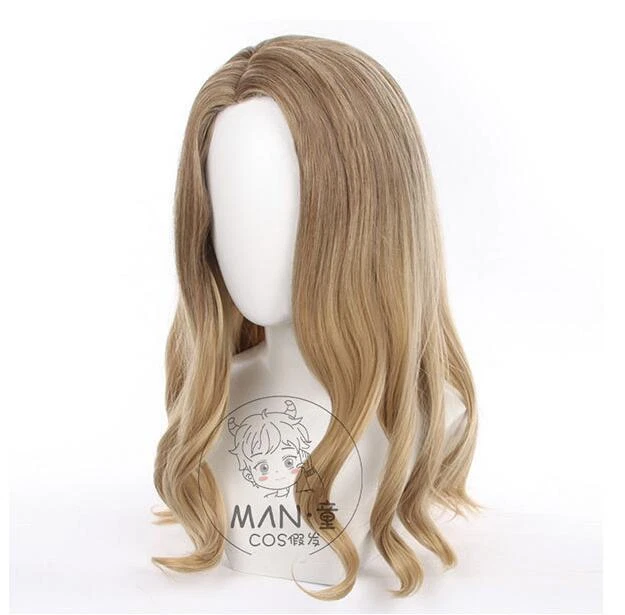 Cosplay Thor: Love and Thunder Jane Foster Wig  Prop Yellow Gradient Long Curly