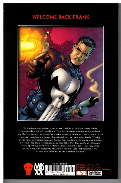 Marvel Knights PUNISHER The Complete Collection Vol 1 TPB NM Garth Ennis 2018 2