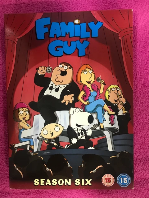 Amguy1 FAMILY GUY SEASON Six 3 Dvd Box Set Cult Animated Comedy Tv Series ...