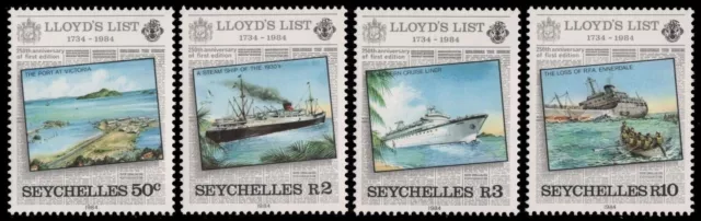 Seychellen 1984 - Mi-Nr. 554-557 ** - MNH - Schiffe / Ships