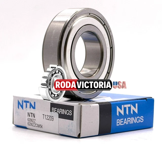 NTN 6206 ZZ CM/5K TIEFE NUT KUGELLAGER METALLGESCHIRMT 30x62x16mm EUR ...