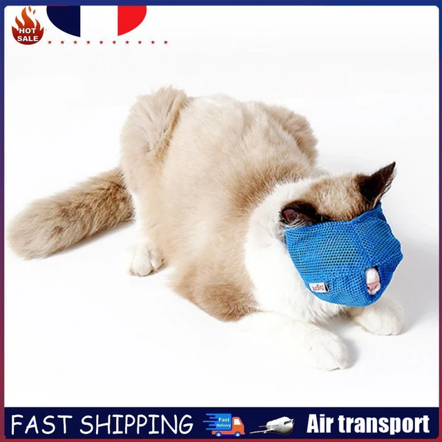 Cat Muzzle For Grooming - Transparent Bubble Helmet Anti-Bite Hood For Cats & Small Dogs
