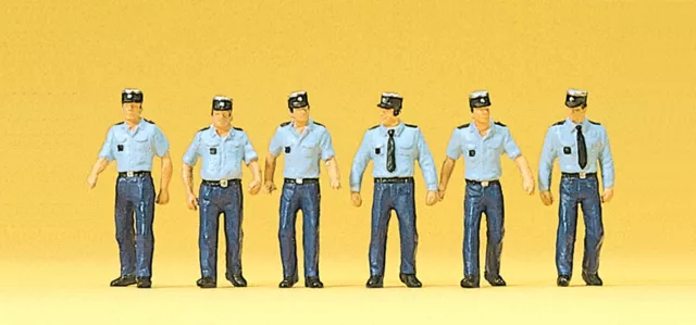 Preiser 10341 figuras H0 "Policías en uniforme de verano" #NUEVO en embalaje original ##