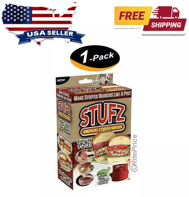 STUFZ Americas Stuffed Burger | Make Burgers Like a Pro, As-Seen-On TV (1 Pack)