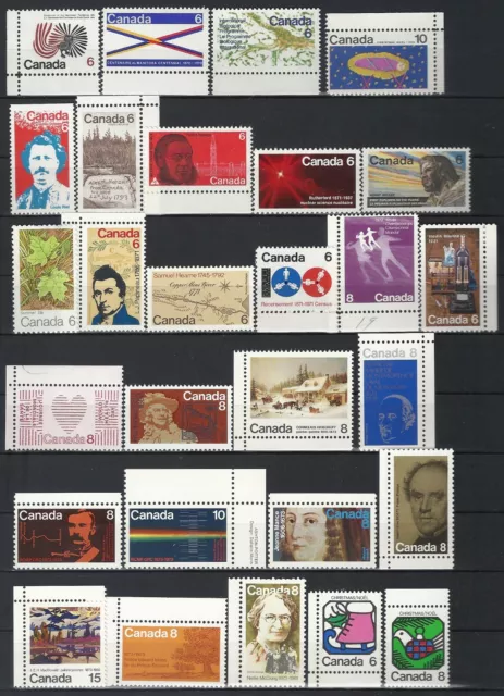 CANADA - Années 1970 à 1974 NEUFS ** (2 pages)