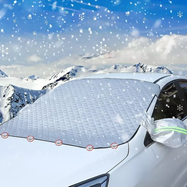 Magnetic Car Windscreen Windshield Frost Ice Snow Cover Window Mirror Protector