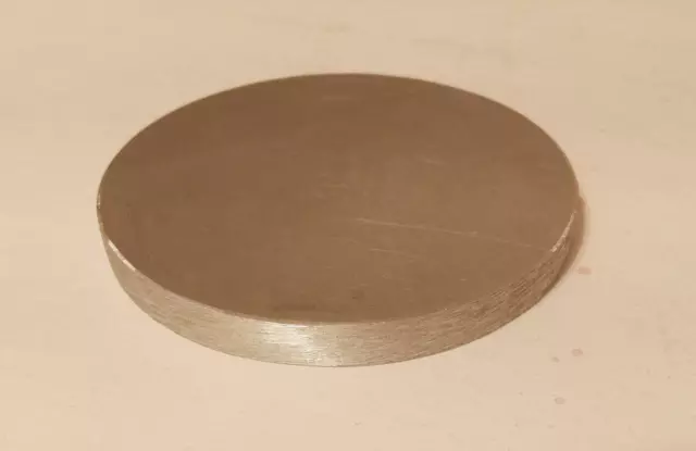 ROUND 5/16" THICK ALUMINUM PLATE 3-1/4 INCH ROUND DISC No Center Hole