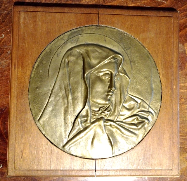 Ciondolo vergine Maria in acciaio inossidabile per collana