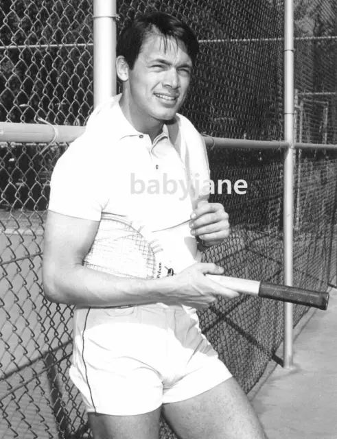 005 Chad Everett Tennis Racquet & Shorts Beefcake Photo