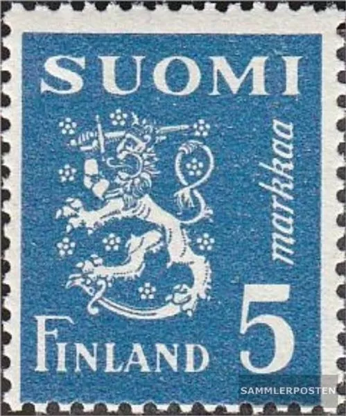 Finnland 303 postfrisch 1945 Freimarken Wappenlöwe