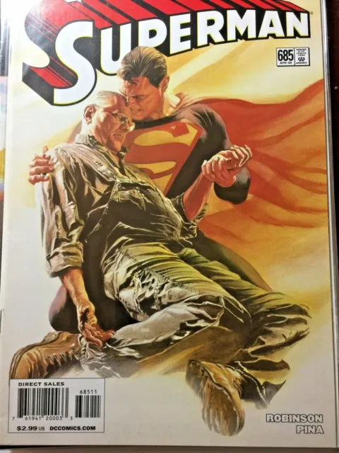 DC Comics - Adventures of Superman #685 - April 2009/Alex Ross cover