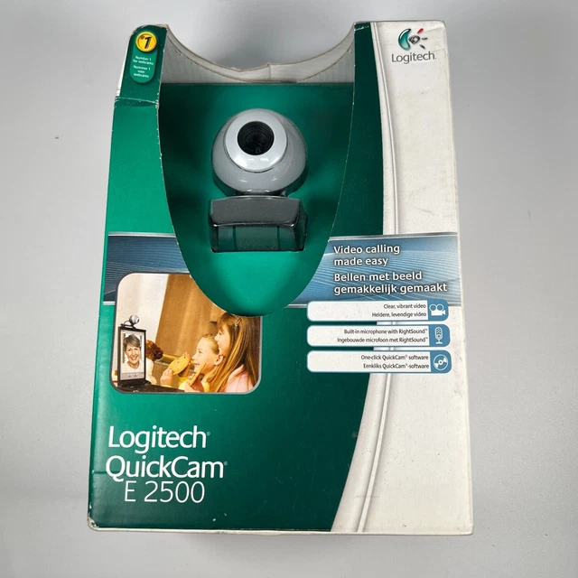 LOGITECH QUICKCAM E2500 Video Call Web Camera VGA Sealed