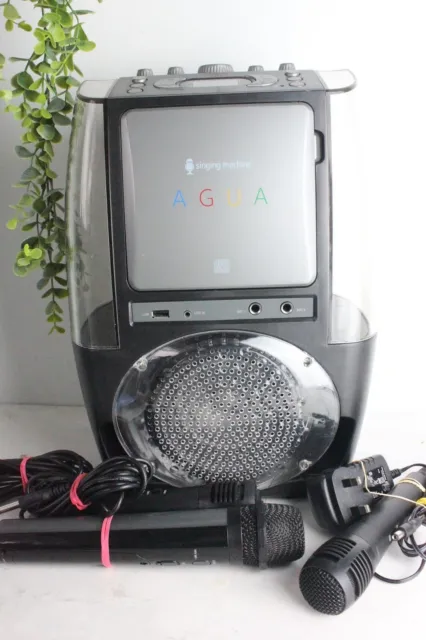Agua SML605W Bluetooth Karaoke Player Singing Machine With 3 Microphones