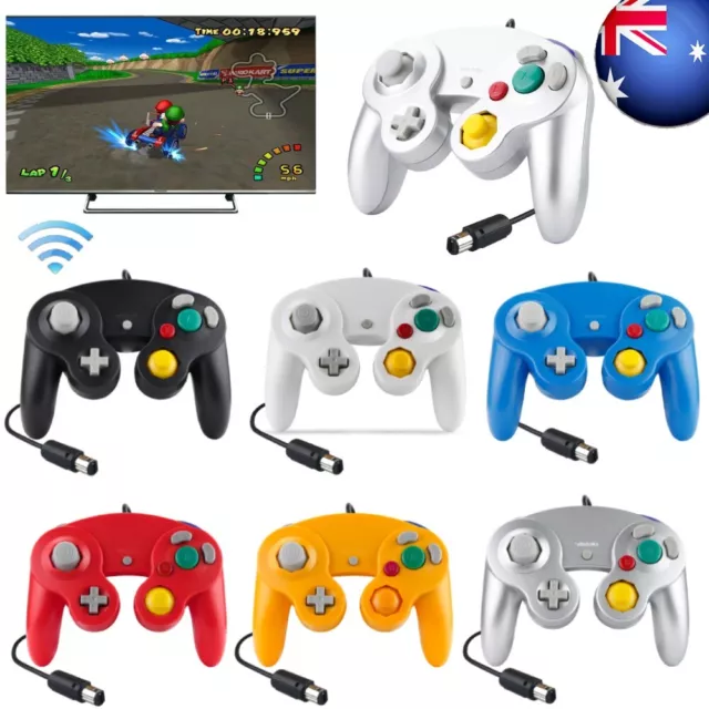 Wired NGC Controller Gamepad For Nintendo GameCube GC & Wii U Console - 6 Colors