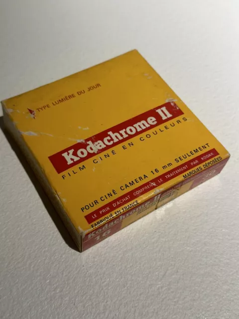 Kodak Kodachrome II Film Ciné En Couleurs 16mm Vierge