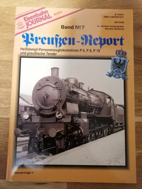1 Eisenbahn Journal Archiv Preußen Report Band 7 fast Neu.