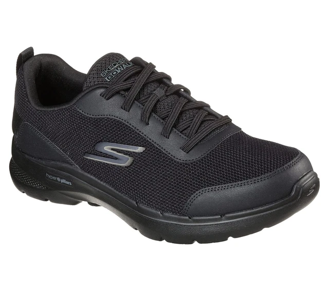 skechers mens gowalk max escalate trainers black black