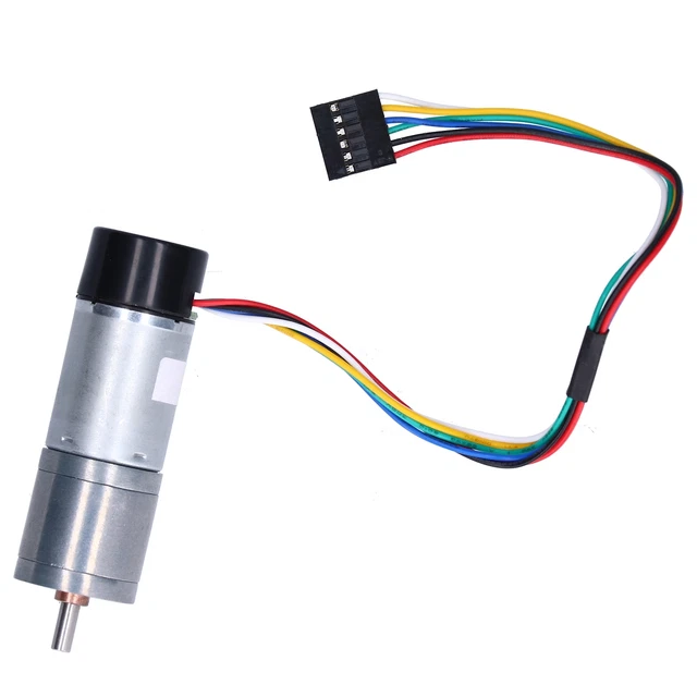ENCODER MOTORS GEARED Motor 25mm Diameter Gear Reduction Adjustable ...