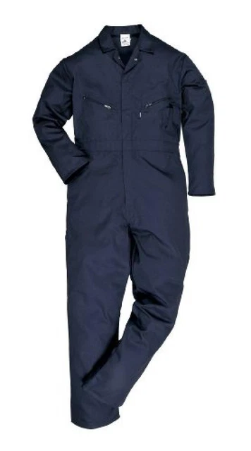 (TG. Large) Portwest C813NARL - Tuta da lavoro in cotone con cerniera, taglia L,