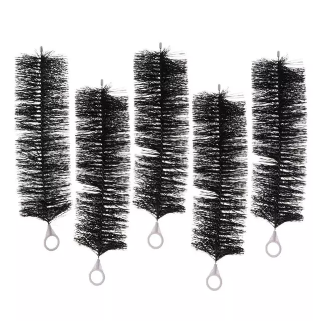5Pieces Garden Pond Filter Brushes Replacement Easily Use For Aquarium Black