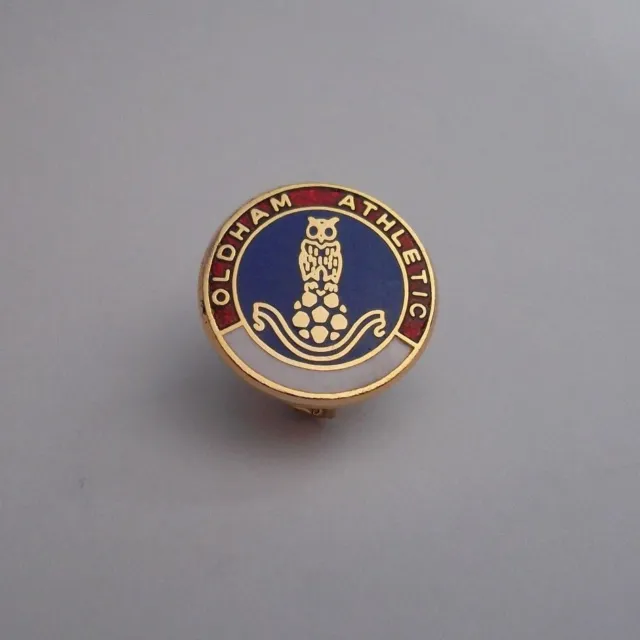 Oldham FC Round Badge