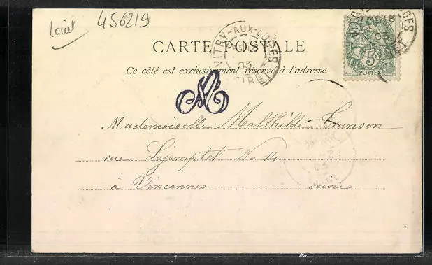 CPA Vitry-aux-Loges, La Grande Rue 1903 2