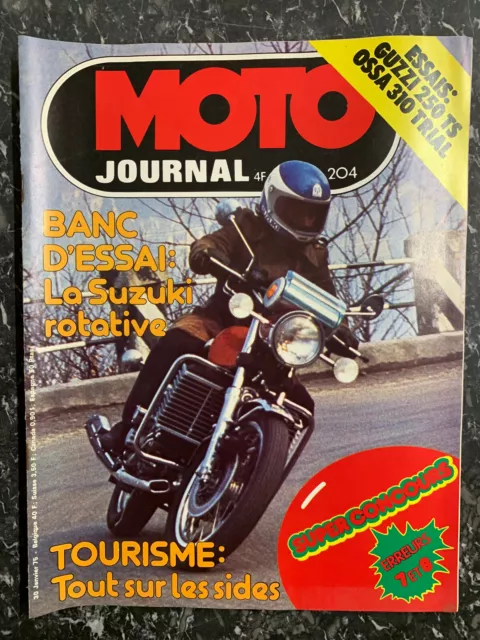 Magazine/ Revue Moto Journal N°204