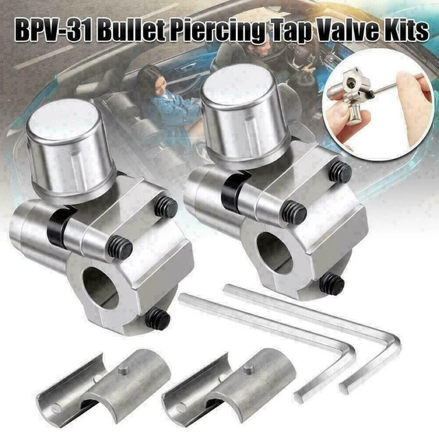 Piercing Valve Parts Refridgerator 1/4 Inch 2Pcs 3/8 Inch 5/16 Inch Bpv31