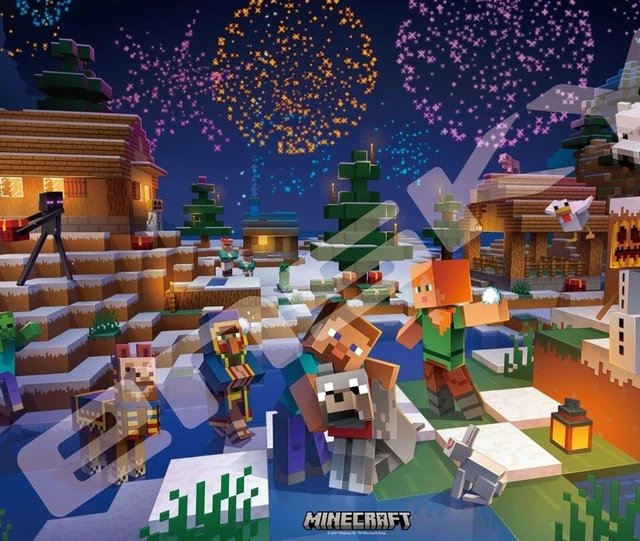 ENSKY 1000 PIEZAS Puzle Rompecabezas Minecraft Celebraci n W735