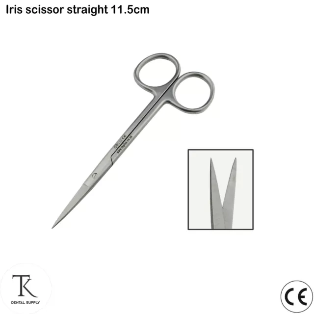 Dental Surgical Instruments Iris Scissors Straight 11.5cm Gum Trimming Scissor
