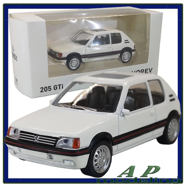 Diecast model cars Peugeot 205 1/43 Solido Dimma grün 1:43