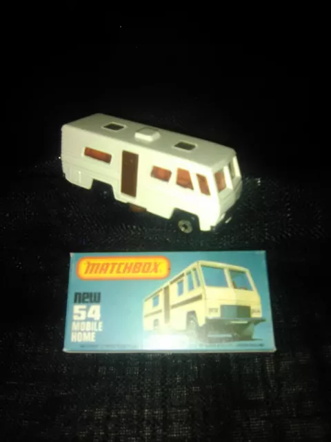 No.54 (1980) Mobile Home In Original Box (Matchbox).