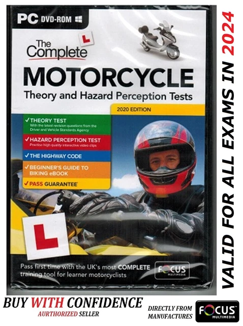 2024 MOTORCYCLE THEORY and Hazard Perception Driving Tests Edition The ...