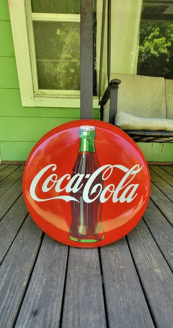 COCA COLA BUTTON Sign $69.00 - PicClick CA