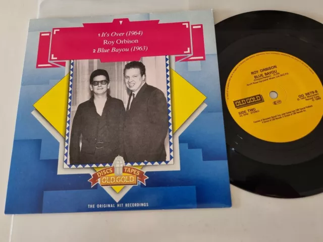 Roy Orbison - It's over/ Blue Bayou 7'' Vinyl UK