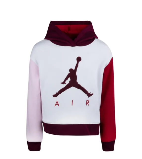 Nike Air Jordan Girls Air  Pullover Hoodie Jacket Size 6X