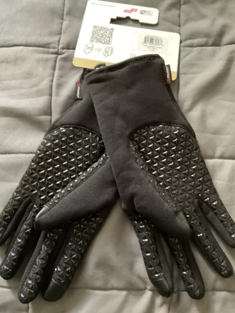 Rab Power stretch contact grip gloves, black , size large, silcone grip, BNWTS 2