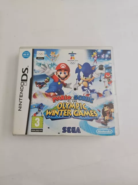 Nintendo DS Mario & Sonic at the Olympic Winter Games CASE & MANUAL ONLY