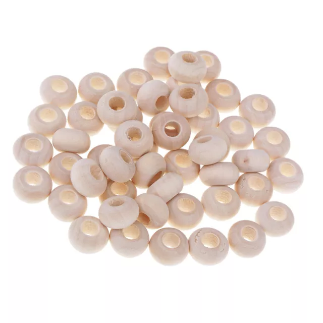 100 Großhandel Schüttgut Einfach Unbemalt Facettiert Abakus Holz Perlen 3