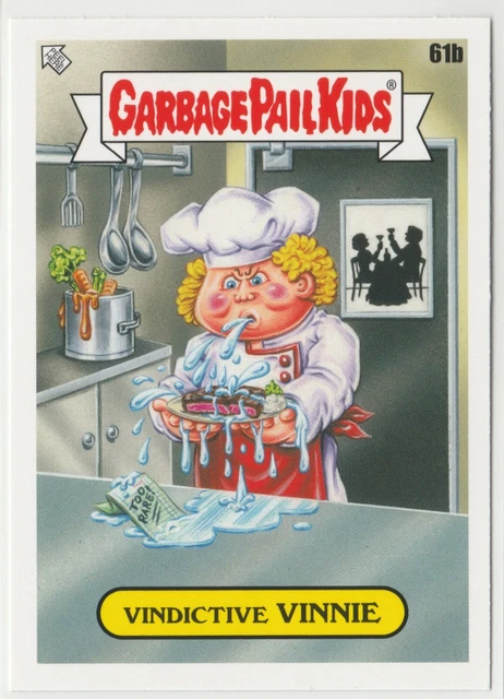 2021 Topps Garbage Pail Kids Food Fight Vindictive Vinnie 61b GPK sticker