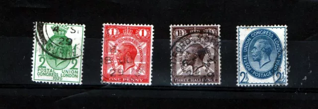 GB 1929 Postal Union Congress  Set F/U