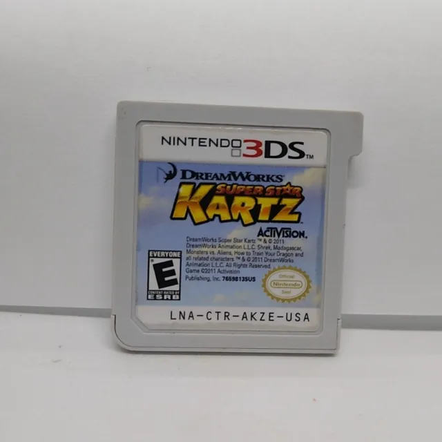 DreamWorks Super Star Kartz (Nintendo 3DS, 2011) Cart Only Authentic TESTED