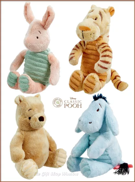 Klassisches Winnie The Pooh Tigger Ferkel Oder Eeyore Plüschtier Offizielles Disney Neu