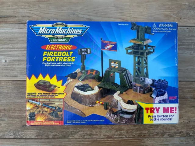 Micro Machines Military!! Electronic!! Fire bolt Fortress!!