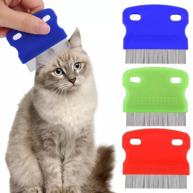 Pet Grooming Comb Kids Pet Head Lice Comb Flea Nit Comb Pet Hair Remover Brush