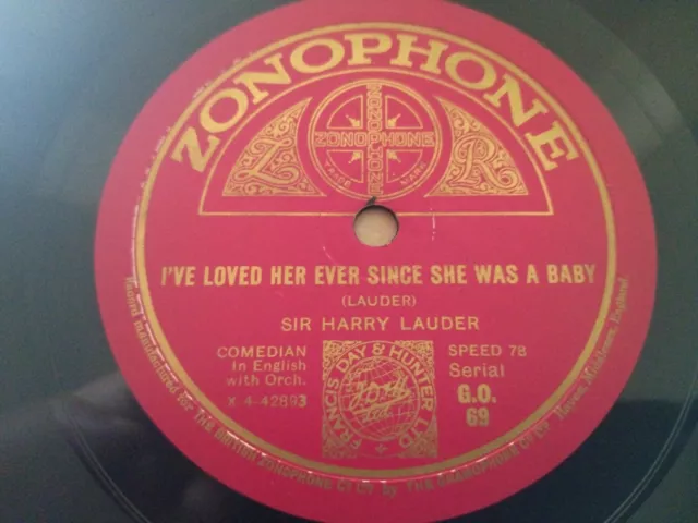 Harry Lauder - I've Loved Her Ever Since She Was A Baby / Soosie MacLean - 78...