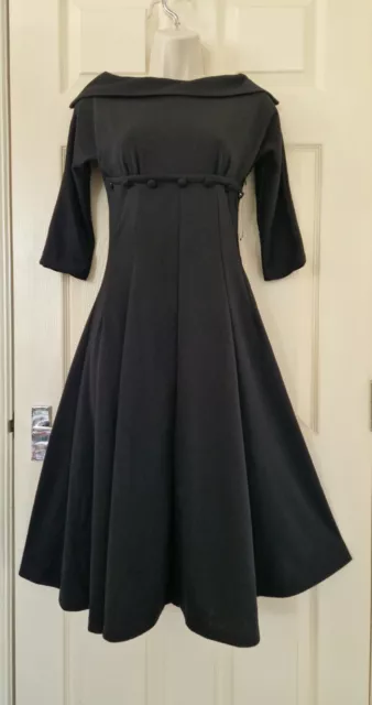 Lindy Bop black 50s style dress size 8 BNWT