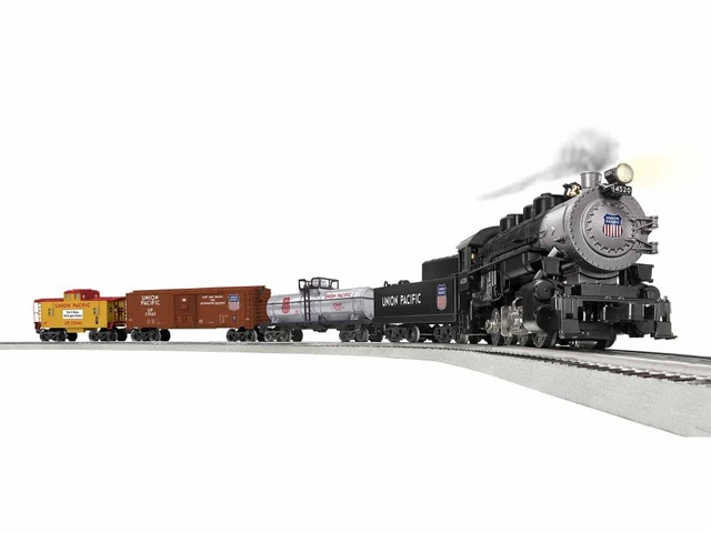 Lionel-Union Pacific Flyer Steam Freight Set - 3-Rail - LionChief Bluetooth -- U