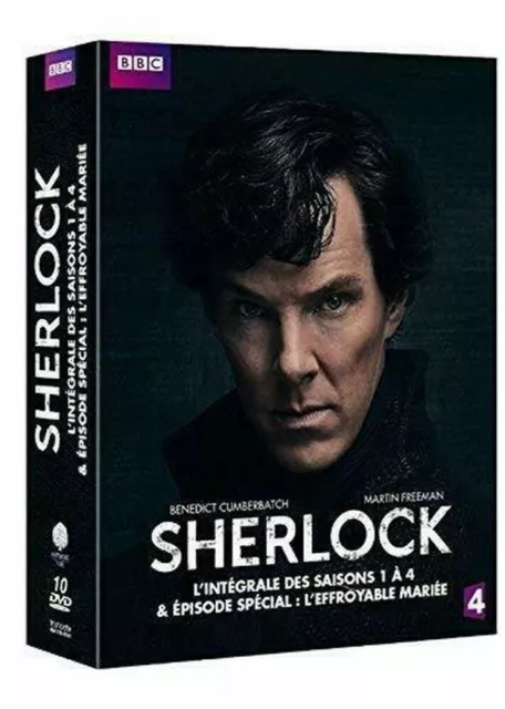 SHERLOCK COFFRET DVD - L'intégrale de la série 1 à 4 + neuf sous blister -  Ed Fr EUR 59,90 - PicClick FR
