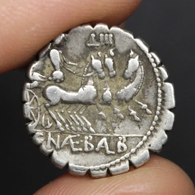 Serratus Denarius Ancient Roman Republic Silver Coin Naevius Balbus 79BC Venus